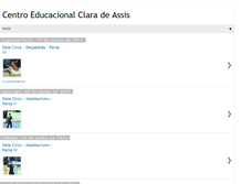 Tablet Screenshot of centroeducacionalclaradeassis.blogspot.com