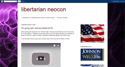 Desktop Screenshot of libertarian-neocon.blogspot.com