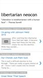 Mobile Screenshot of libertarian-neocon.blogspot.com