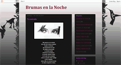 Desktop Screenshot of brumasenlanoche.blogspot.com