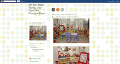 Desktop Screenshot of myfirststeps-familydaycare.blogspot.com