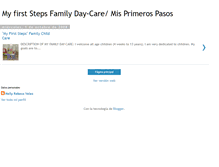 Tablet Screenshot of myfirststeps-familydaycare.blogspot.com