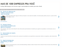 Tablet Screenshot of 1000empregos.blogspot.com