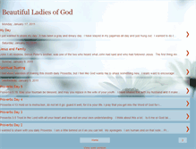 Tablet Screenshot of beautifulladiesofgod.blogspot.com