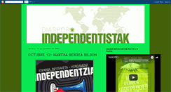 Desktop Screenshot of independentistakdiaspora.blogspot.com