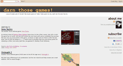 Desktop Screenshot of darnthosegames.blogspot.com