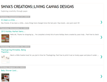 Tablet Screenshot of livingcanvasdesigns.blogspot.com