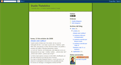 Desktop Screenshot of dueletlatelolco.blogspot.com