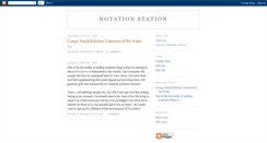 Desktop Screenshot of notationstation.blogspot.com