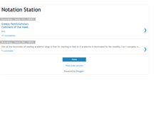 Tablet Screenshot of notationstation.blogspot.com