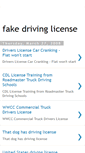 Mobile Screenshot of fakedrivinglicense.blogspot.com