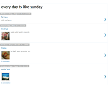 Tablet Screenshot of everydayislikesunday-wpb.blogspot.com
