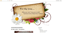 Desktop Screenshot of forthelove-amamasmantra.blogspot.com