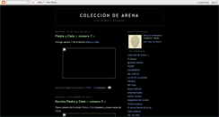 Desktop Screenshot of colecciondearena.blogspot.com