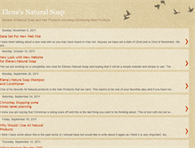 Tablet Screenshot of elenasnaturalsoap.blogspot.com