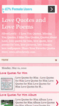 Mobile Screenshot of lovequoteslovepoems.blogspot.com