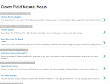 Tablet Screenshot of cloverfieldnaturalmeats.blogspot.com