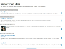 Tablet Screenshot of ideasforcontroversy.blogspot.com