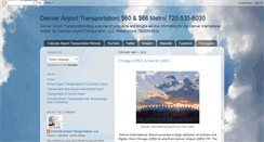 Desktop Screenshot of denverairporttransportation.blogspot.com