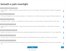 Tablet Screenshot of beneath-e-pale-moonlight.blogspot.com