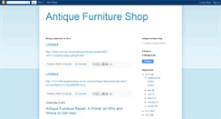 Desktop Screenshot of antiquefurnitureshop.blogspot.com