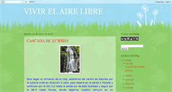 Desktop Screenshot of escueladeairelibre.blogspot.com