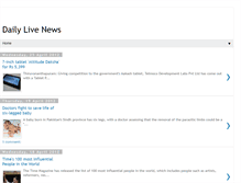 Tablet Screenshot of daily-live-news.blogspot.com