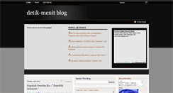 Desktop Screenshot of detik-menit.blogspot.com