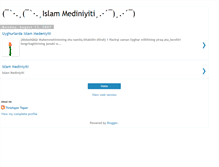 Tablet Screenshot of islammediniyiti.blogspot.com