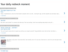 Tablet Screenshot of dailyredneckmoment.blogspot.com