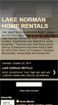 Mobile Screenshot of lakenormanhomerentals.blogspot.com