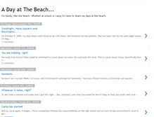 Tablet Screenshot of adayatthebeach.blogspot.com