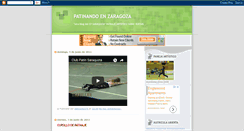 Desktop Screenshot of patinando-en-zaragoza.blogspot.com