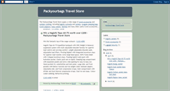 Desktop Screenshot of packyourbagstravelstore.blogspot.com