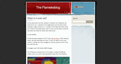 Desktop Screenshot of flamekebab.blogspot.com