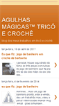 Mobile Screenshot of agulhasmagicas-trico-e-croche.blogspot.com