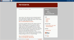 Desktop Screenshot of panoceanoilreview.blogspot.com