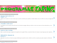 Tablet Screenshot of programaszaping.blogspot.com