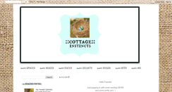 Desktop Screenshot of cottageinstincts.blogspot.com