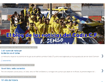 Tablet Screenshot of cadiznoticiascf.blogspot.com