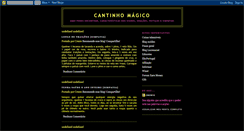 Desktop Screenshot of cantinho--magico.blogspot.com