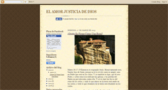 Desktop Screenshot of elamorjusticiadedios.blogspot.com