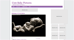 Desktop Screenshot of cutebabypicturesphotos.blogspot.com