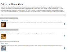 Tablet Screenshot of gritosdeminhaalma.blogspot.com