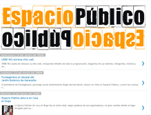 Tablet Screenshot of espaciopublico963.blogspot.com