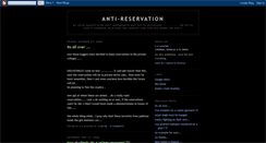 Desktop Screenshot of anti-reservation.blogspot.com