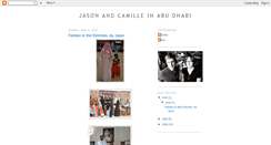 Desktop Screenshot of jasonandcamilleinabudhabi.blogspot.com