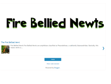 Tablet Screenshot of firebelliednewts.blogspot.com