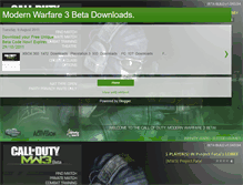 Tablet Screenshot of officialmodernwarfare3beta4u.blogspot.com