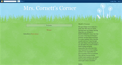 Desktop Screenshot of mrscornettscorner.blogspot.com